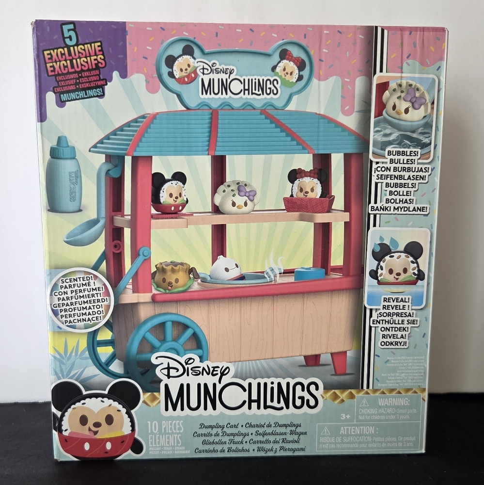 Disney Munchlings Dumpling Cart Playset
